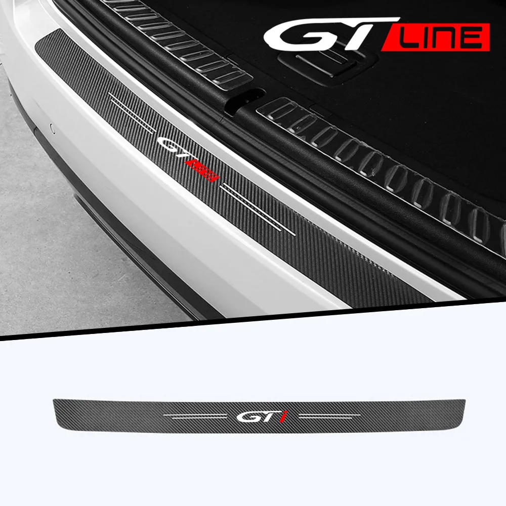 

Car trunk Cloth fiber Car sticker decoration for Peugeot gt gti gtline 508 5008 3008 208 2008 308 Car Accessories Car stickers
