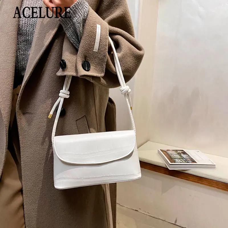 

Женский кошелек для покупок ACELURE, повседневные модные сумки через плечо из искусственной кожи аллигатора для женщин, маленькие универсальн...