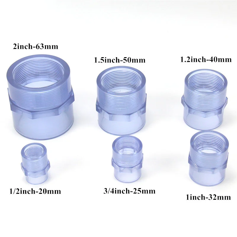 ПВХ прозрачная внешняя проволока непосредственно из НПВХ труба Наружный