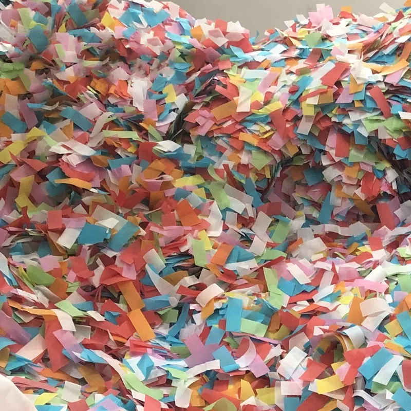 Конфетти бумажные свадебные конфетти 5*2 см бар Радужная машина для наполнения