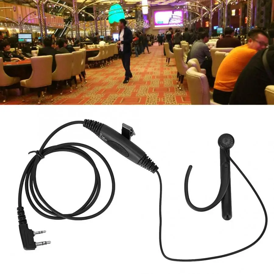 2-контактный наушник-вкладыш Bluetooth микрофон PTT наушники гарнитура аксессуары K1 |