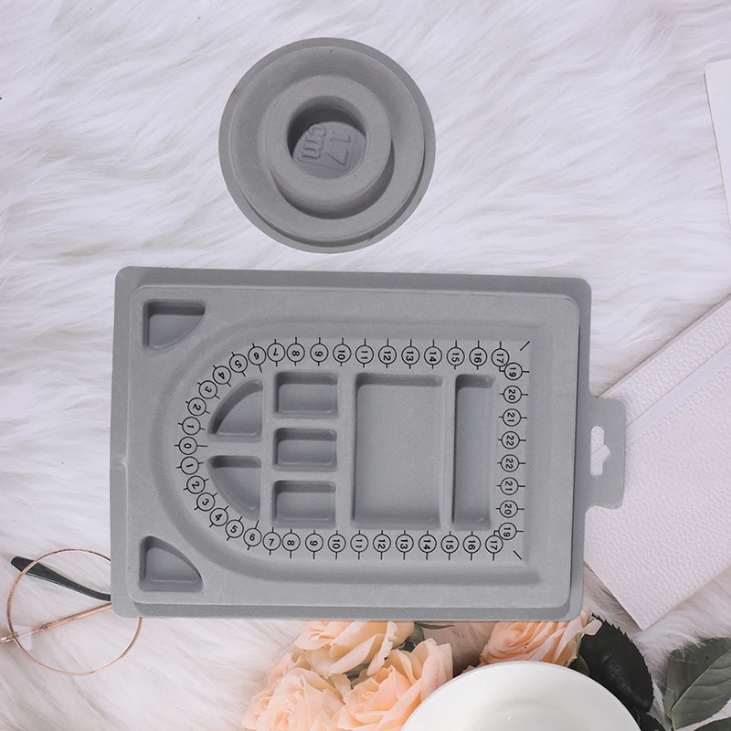 Флокированная доска из бисера для самостоятельного изготовления браслетов