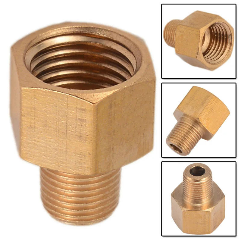 

Латунный BSP-NPT адаптер 1/8 "BSPT к 1/4" NPT латунный Соединительный инструмент для труб