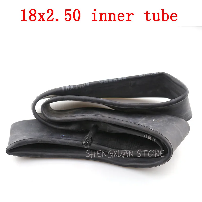 

InnerTube 18 x 2.50 with a Bent Angle Valve Stem fit many gas electric scooters and e-Bike 18x2.5 inner tube High quality