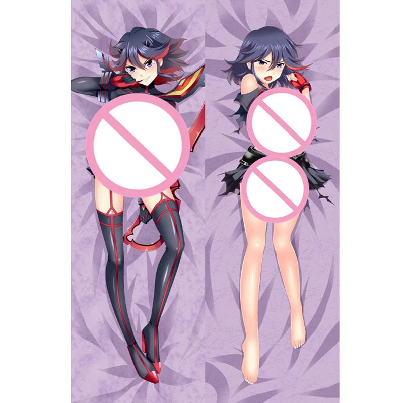 MMF-funda de almohada de Kill la Kill (Kiru Ra Kiru), chica sexy, Ryuko Matoi & Satsuki Kiryuin, funda de almohada para el cuerpo, Dakimakura-0