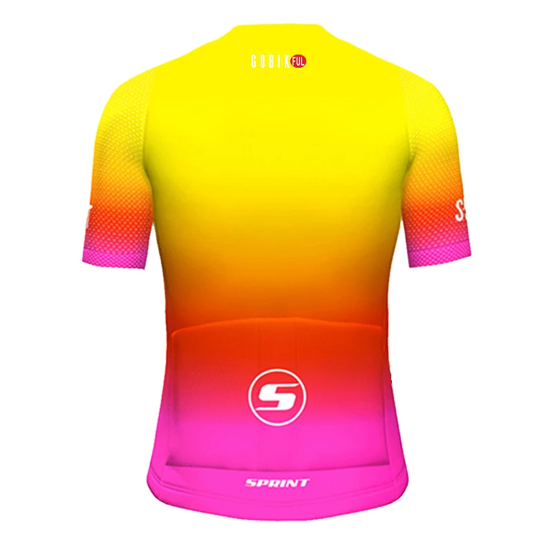 

GOBIKFUL Team Cycling Clothing Men Cycling Set Bike Clothing Breathable Anti-UV Bicycle Wear/Short Sleeve Cycling Jersey Sets