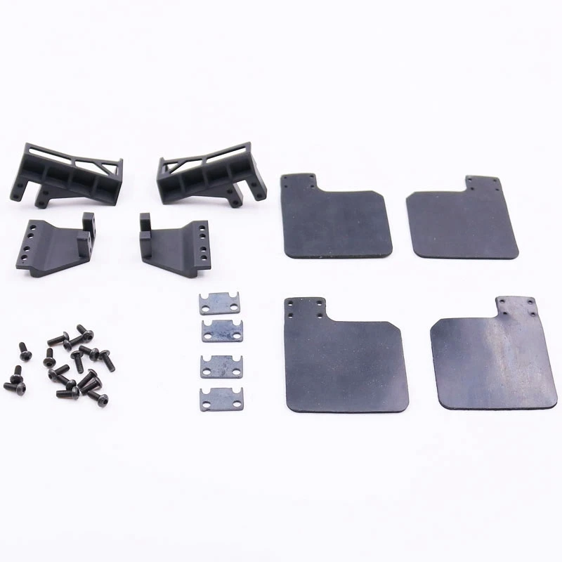 Rubber Front and Rear Fenders Modified Upgrade Accessories for 1/10 Rc Crawler Car Traxxas Trx-4 Trx4 | Игрушки и хобби