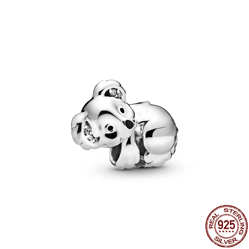 

Шарм и бусина из серебра 100% пробы, 3 мм