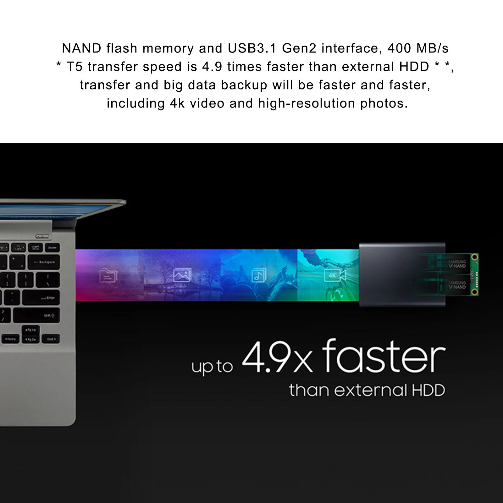 usb 3 2 high speed 512g 1tb ssd solid state 360mbsec type c mobile external external hard drive for laptop desktop game install free global shipping