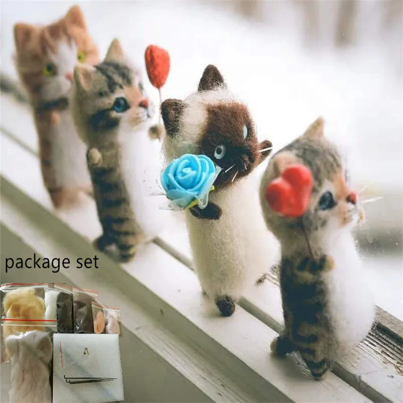 Сделай Сам модный изготовленный на заказ маленький шерстяной войлочный лиса