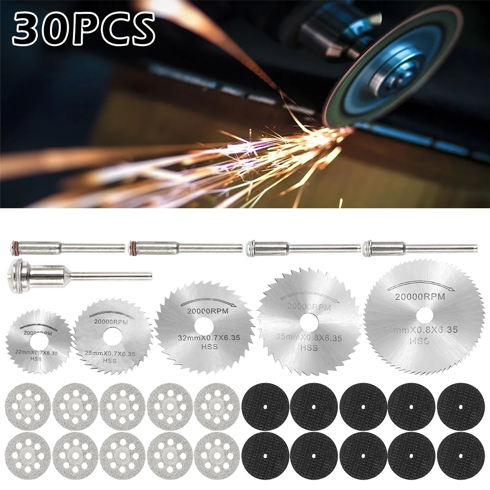 

3 in 1 Diamond Cutting Wheels Accessories Diamond Grinding Wheel Saw Circular Cutting Disc Rotary Tool Diamond Discs For Dremel