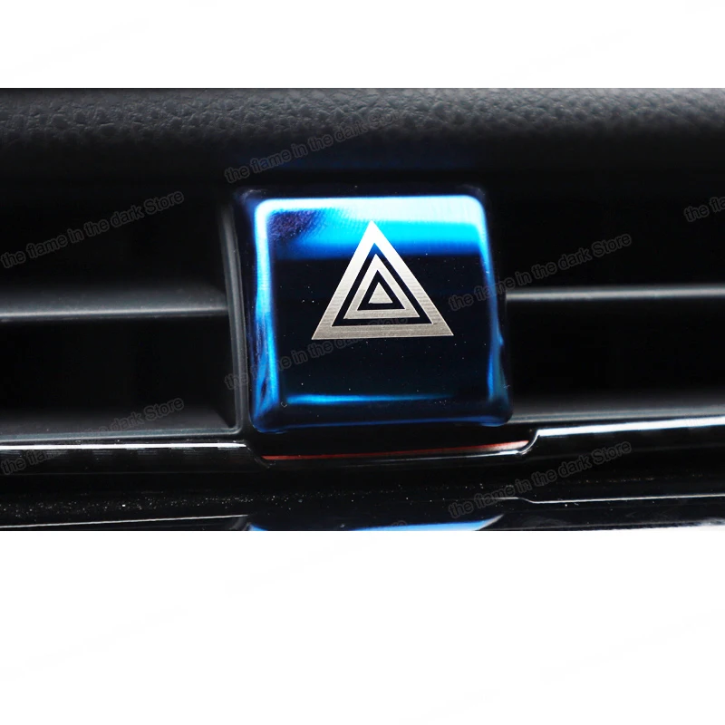 Lsrtw2017 автомобильный предупреждающий выключатель кнопка крышка отделка для toyota