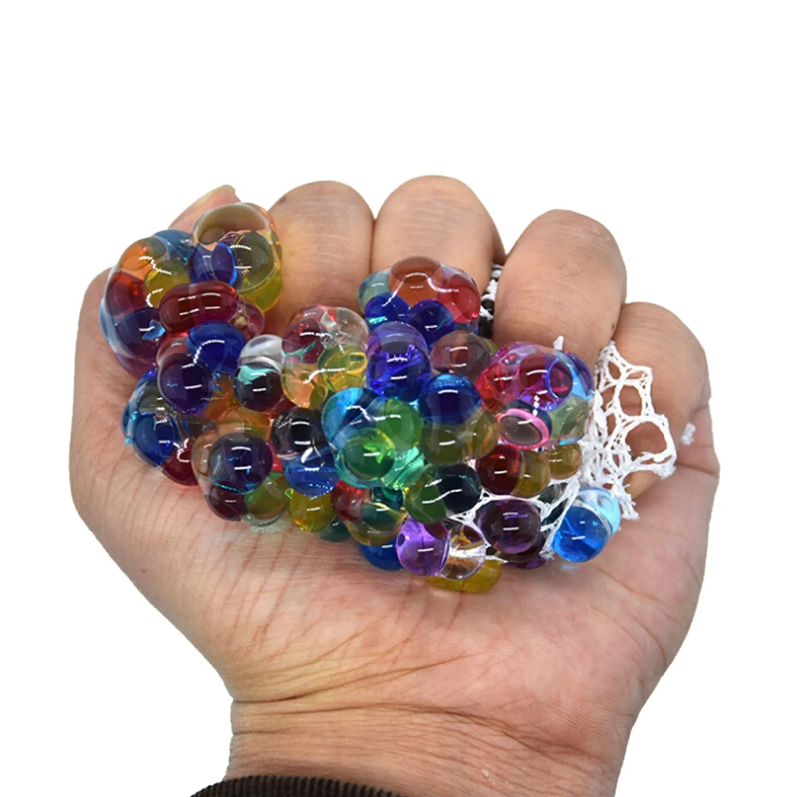 

10ml Mesh Ball Stress Led Glowing A Grape Toys Anxiety Relief Stress Ball Fidget Toy Kids Gift Novelty Stress Relief Kids Toy