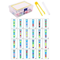 childrens educational toys clip beads wooden ball test tube baby concentrated logic fine motor training fun teaching