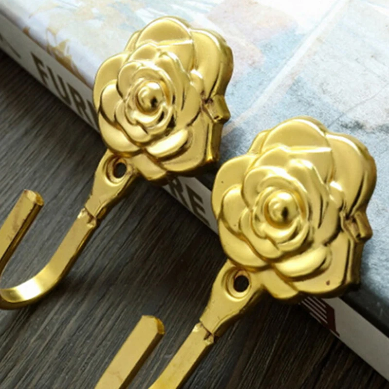 

Декоративные крючки для штор в форме розы