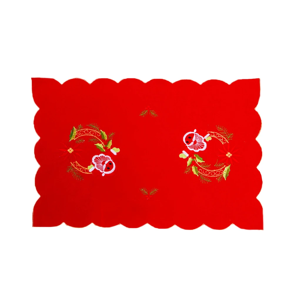 2018 Рождественская салфетка под столовые приборы Мультяшные коврик для