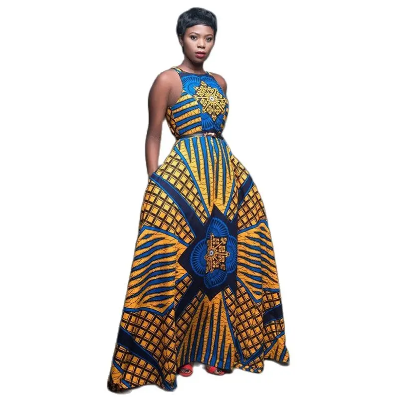 

Latest African Dresses For Women Nigerian Clothes Vetement Femme 2021 High Quality Traditional Ethnic Maxi Dress