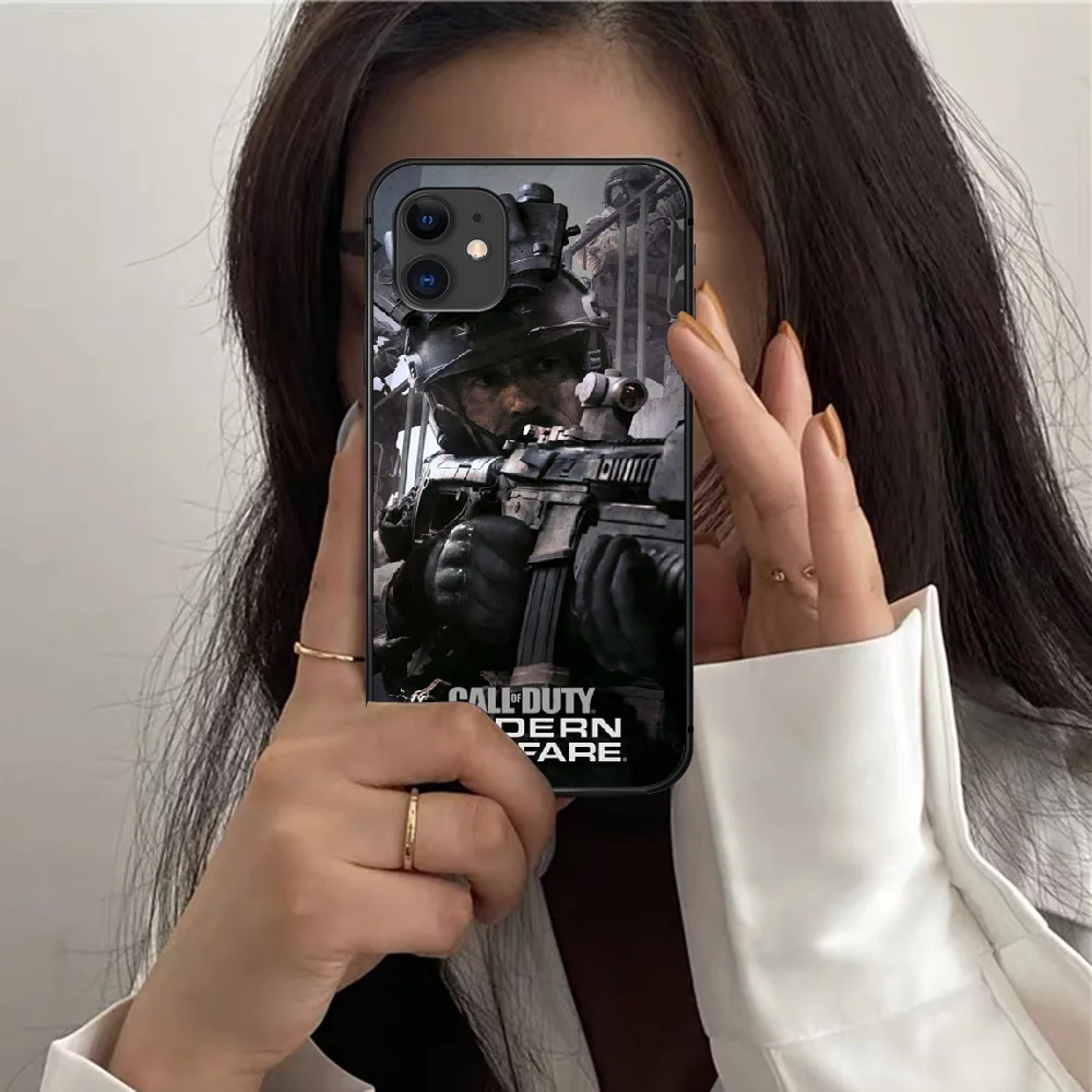 

Call Of Duty Phone Case For Iphone 12 Mini 11 PRO X XR XS MAX 6 6s 7 8 Plus 4 5 5s SE 2020 black Cover Painting Coque Pretty