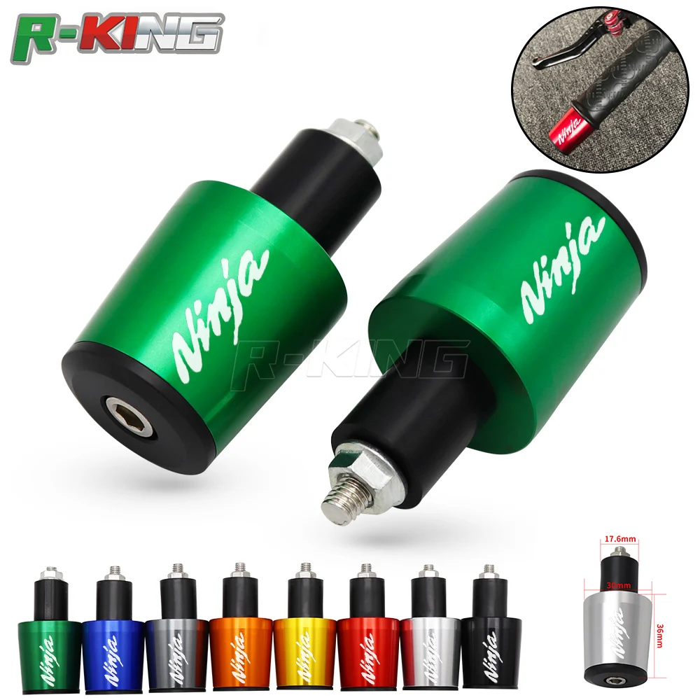 CNC 22 мм ручки руля ручка Крышка Заглушки для KAWASAKI Ninja ZX6R ZX7R ZX9R ZX10R ZX12R ZX14R Z1000 Z750 ZZR600