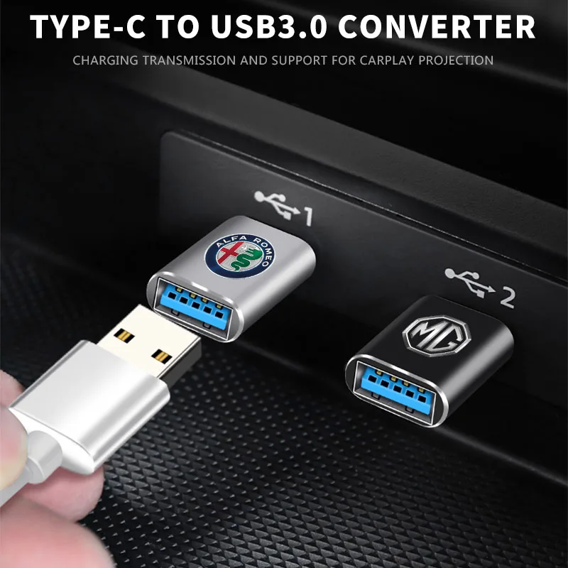 Автомобильные товары переходник с Type C на USB 3 0 OTG для VW Volkswagen GTI 4 Motion Caddy Jetta Golf Passat