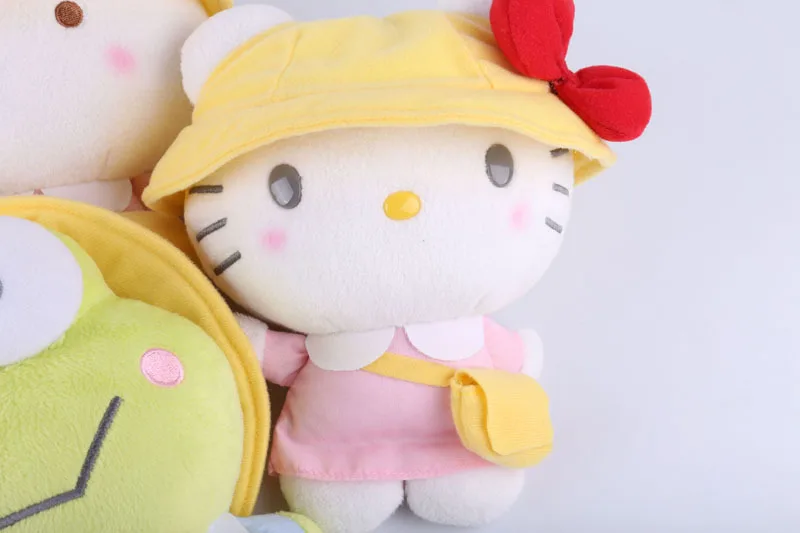 Sanrio melody Keroppi, студенческие мягкие животные, плюшевые игрушки-подвески для детей, рюкзак, брелок для ключей, кролик, собака