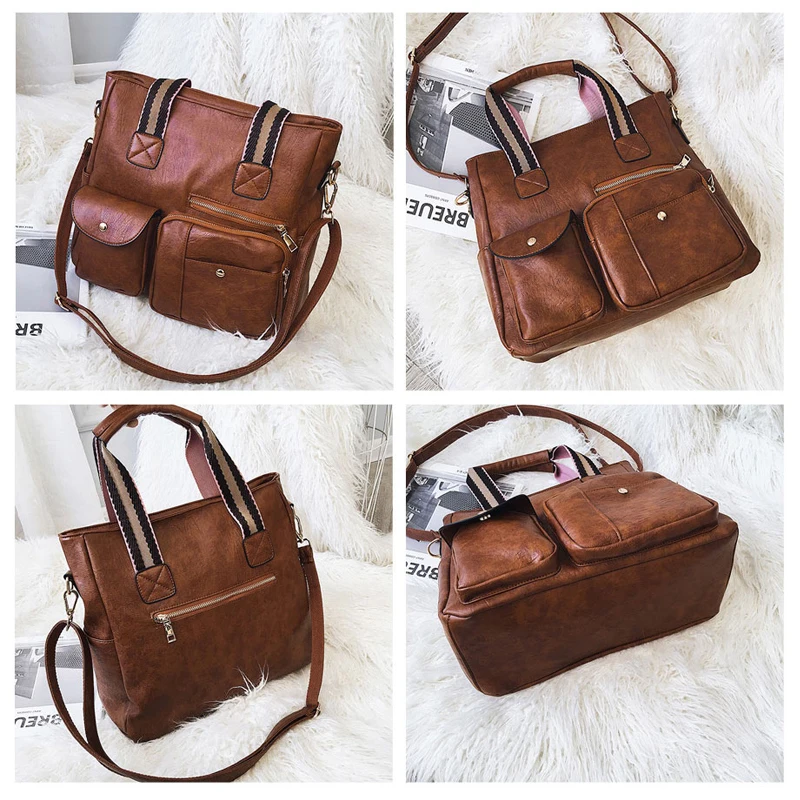 Брендовые женские сумки роскошные на плечо из искусственной кожи вместительные