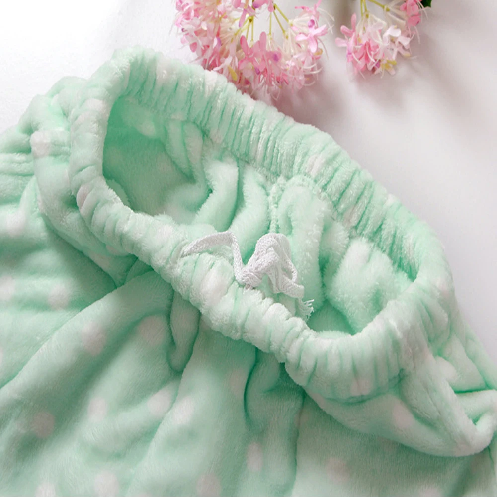 Зимняя Пижама домашние штаны для женщин эластичные брюки Свободные Теплые