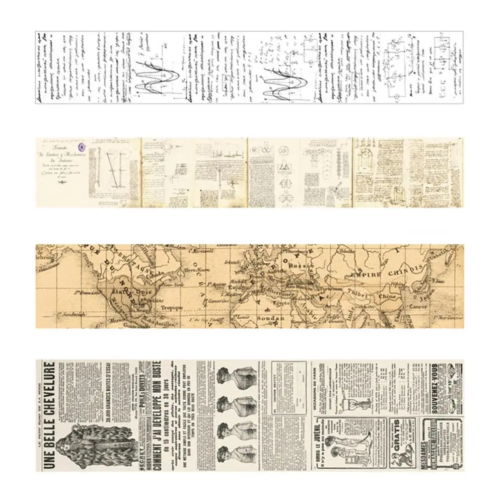 

HOT SALES!!! Vintage Washi Tape Decorative Paper Masking Tape DIY Adhesive Scrapbook Sticker