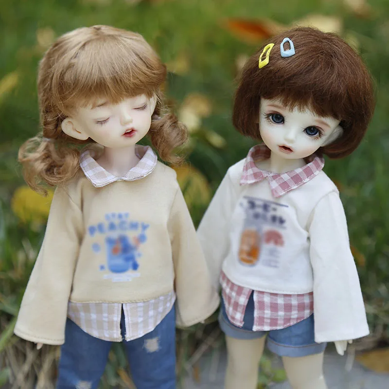 

BJD doll 1/6 Yosd SD doll leisure fake two pieces doll clothes coat Doll accessories