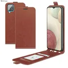 Кожаный чехол-книжка для Samsung Galaxy A22 4G, Вертикальный флип-чехол с отделением для карт для Galaxy A22, A13, A33, A53, A03, A52S, мягкий чехол с полным покрытием