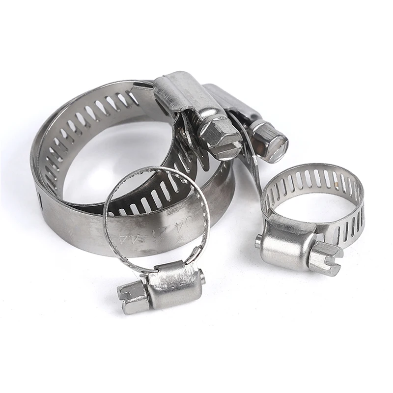 5/10 шт. Нержавеющая сталь диск хомут Tri Зажим Регулируемый топливная линия труб
