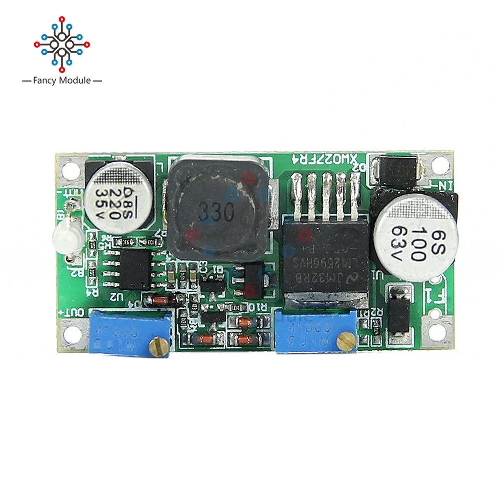 DC LM2596 ГВС LM2596HVS модуль 60V 3A понижающий Постоянный ток/Напряжение CC CV понижающий модуль