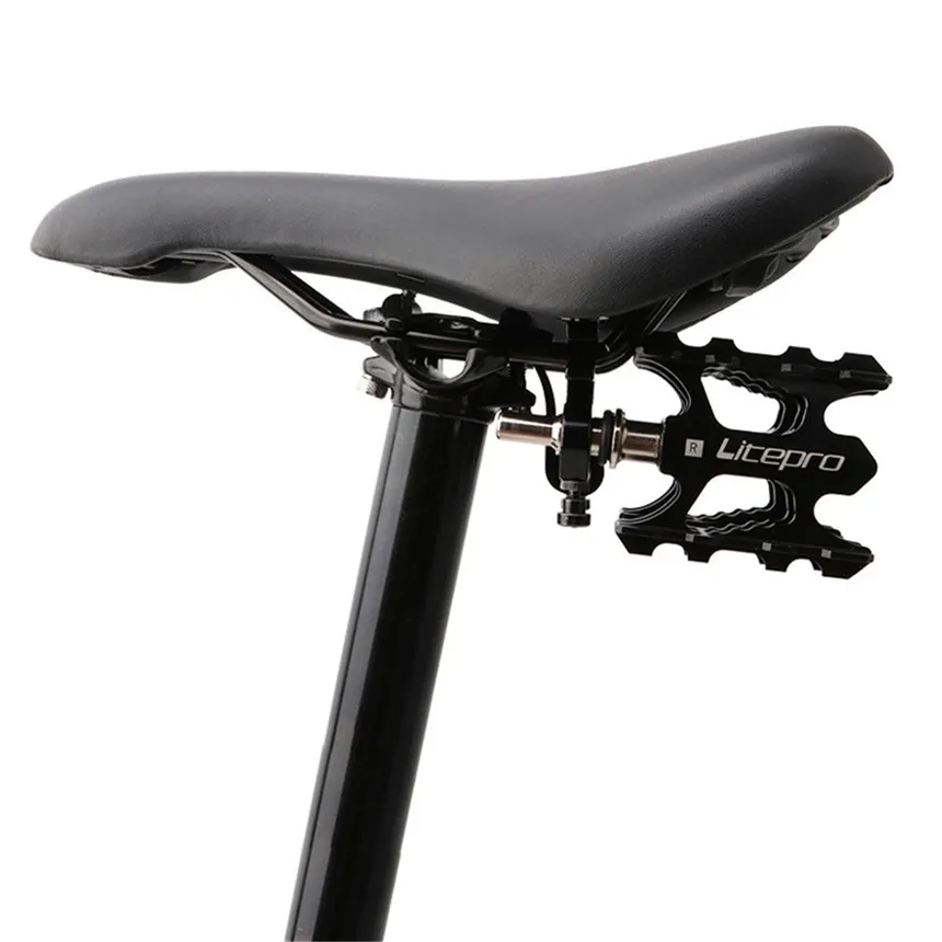 

Litepro Pedal Placement Buckle Folding Bike Pedal Quick Release Device for Bicycle Aluminum Alloy QR Bike Accessories
