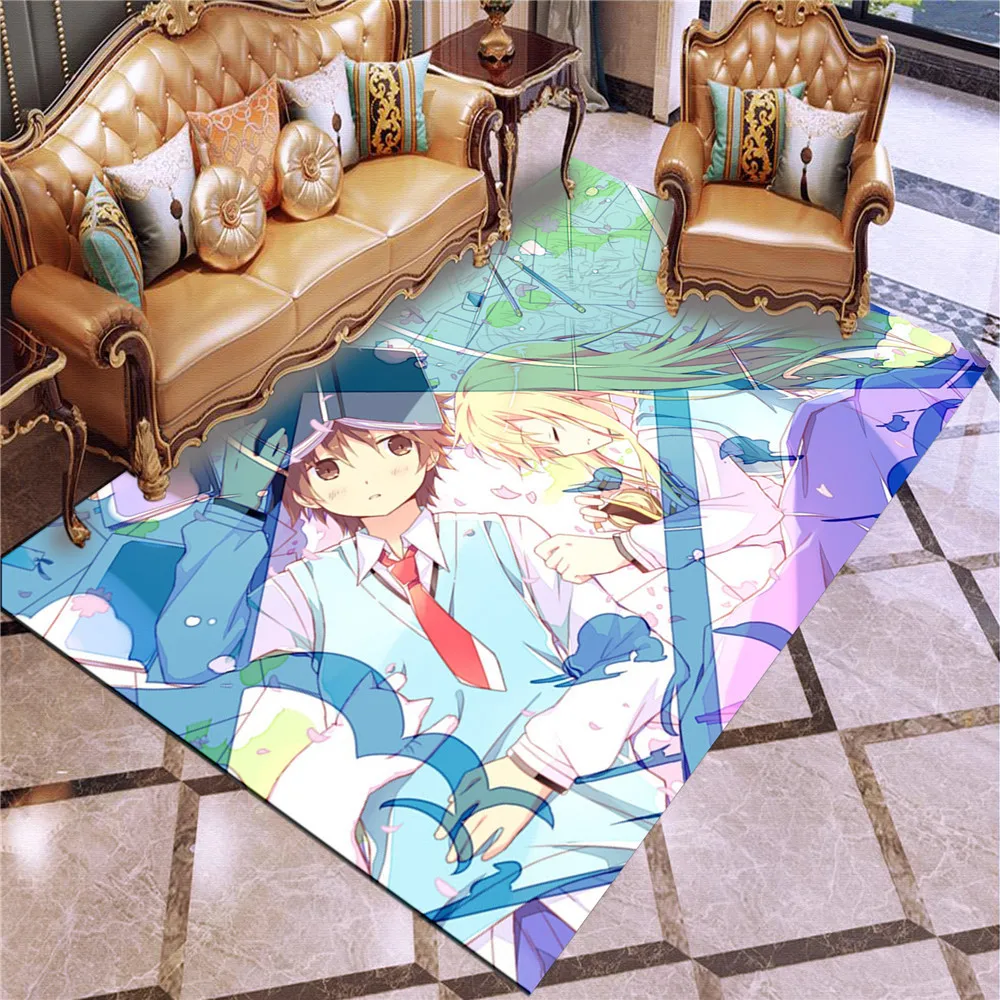 Напольный коврик Sakurasou без домашних животных нескользящий для гостиной аниме |