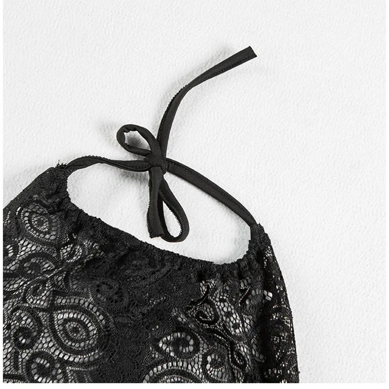 

Sexy Catsuit Hollow Out Lace Dress Tempts Pajamas And Lingerie Bodysuit Erotic
