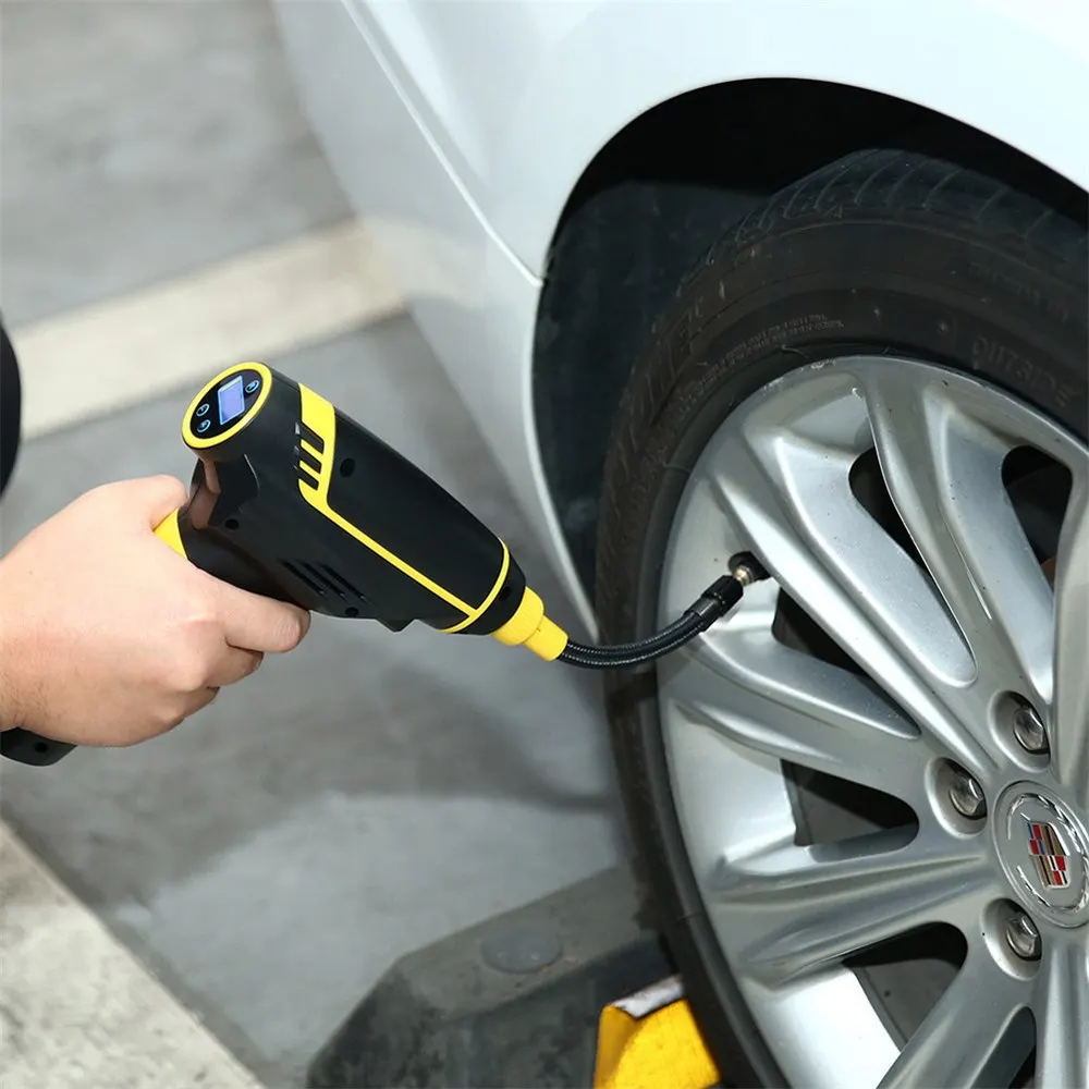 

Cordless Use / Vehicle-Mounted Tire Inflator Portable Car Tire Hand Held Air Compressor Air Pump Air Compressor Car Charger