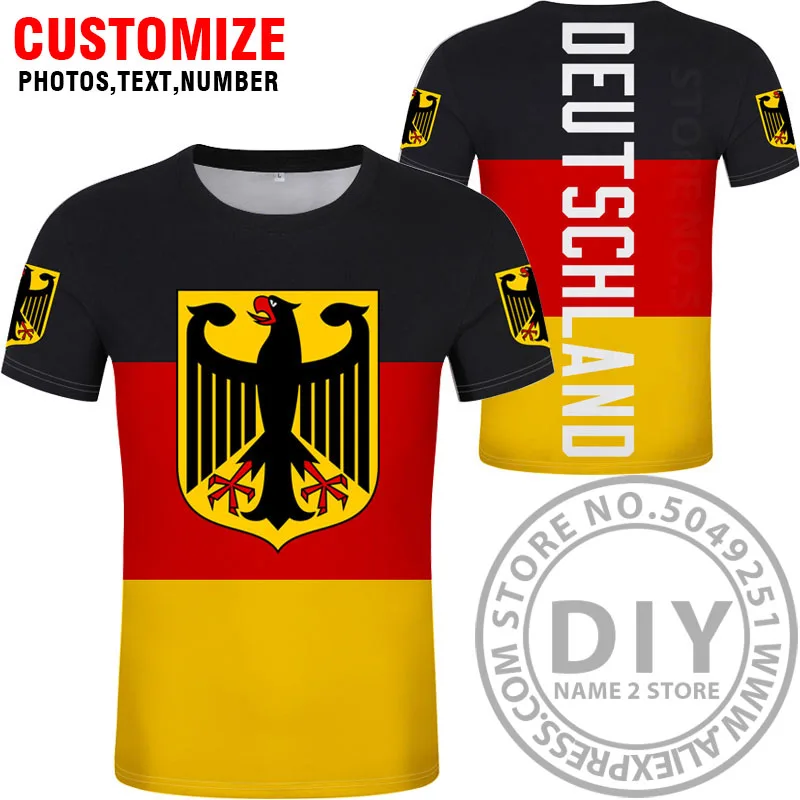 

GERMANY t shirt free custom diy name number deu t-shirt nation flag de country german bundesrepublik college print photo clothes