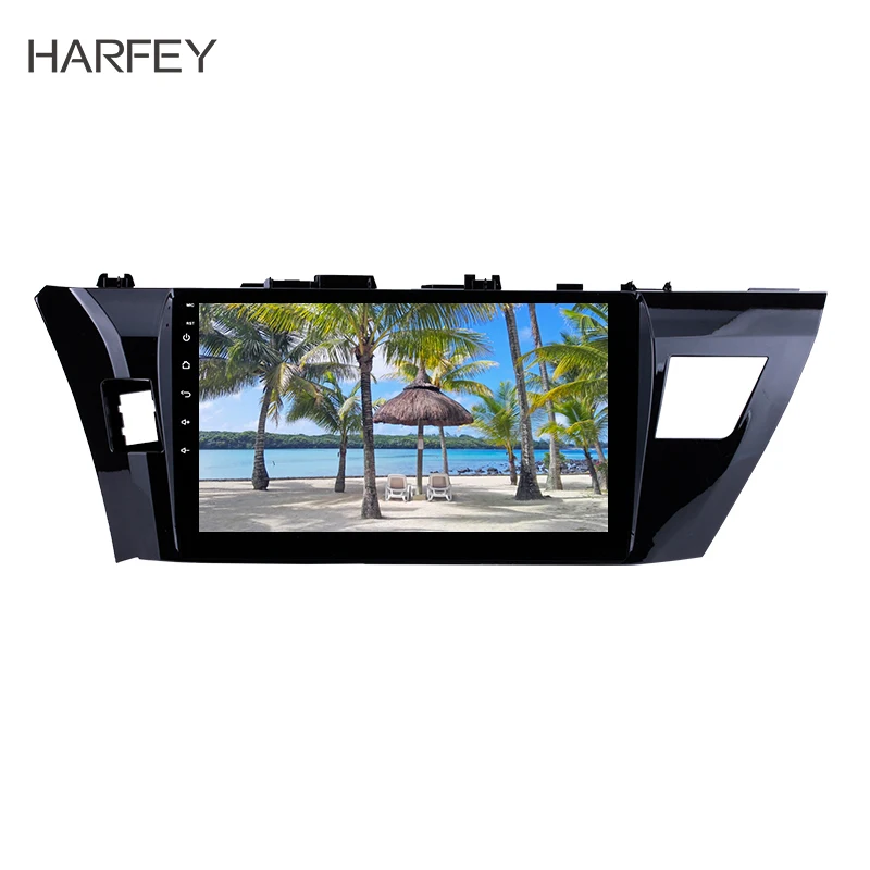 Harfey 2 din GPS Navi Стерео для 2013-2015 Toyota Corolla Android 10 0 1 дюймов 2Din автомобильный Радио