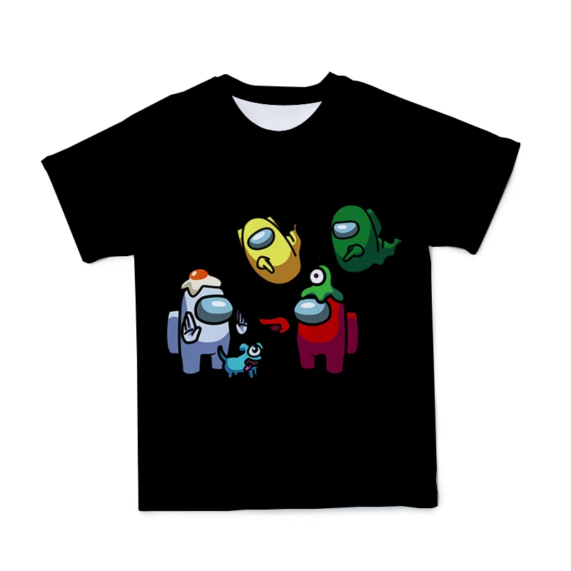

2021 Summer Men’s New 3D Anime Cute T-shirt Cartoon Casual Comfortable O-neck T-shirt Parent-Shild Size 110-6XL (Customizable)