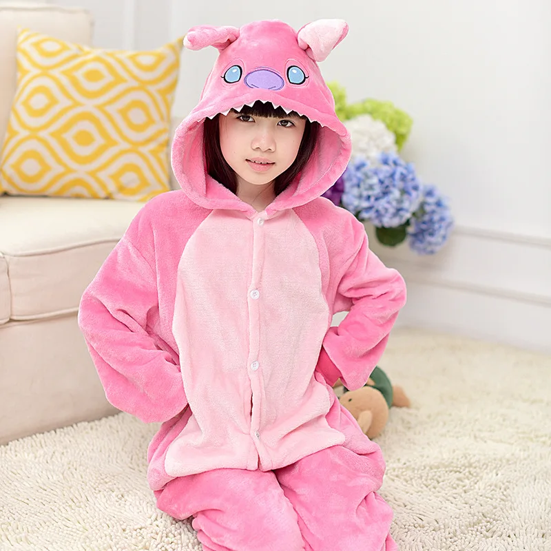 

Onesie Stitch Pig Dog Child Pijama Unicornio Kid Cosplay Bodysuit Pajama Sleepwear Halloween Unicorn Animal Costume Jumpsuit