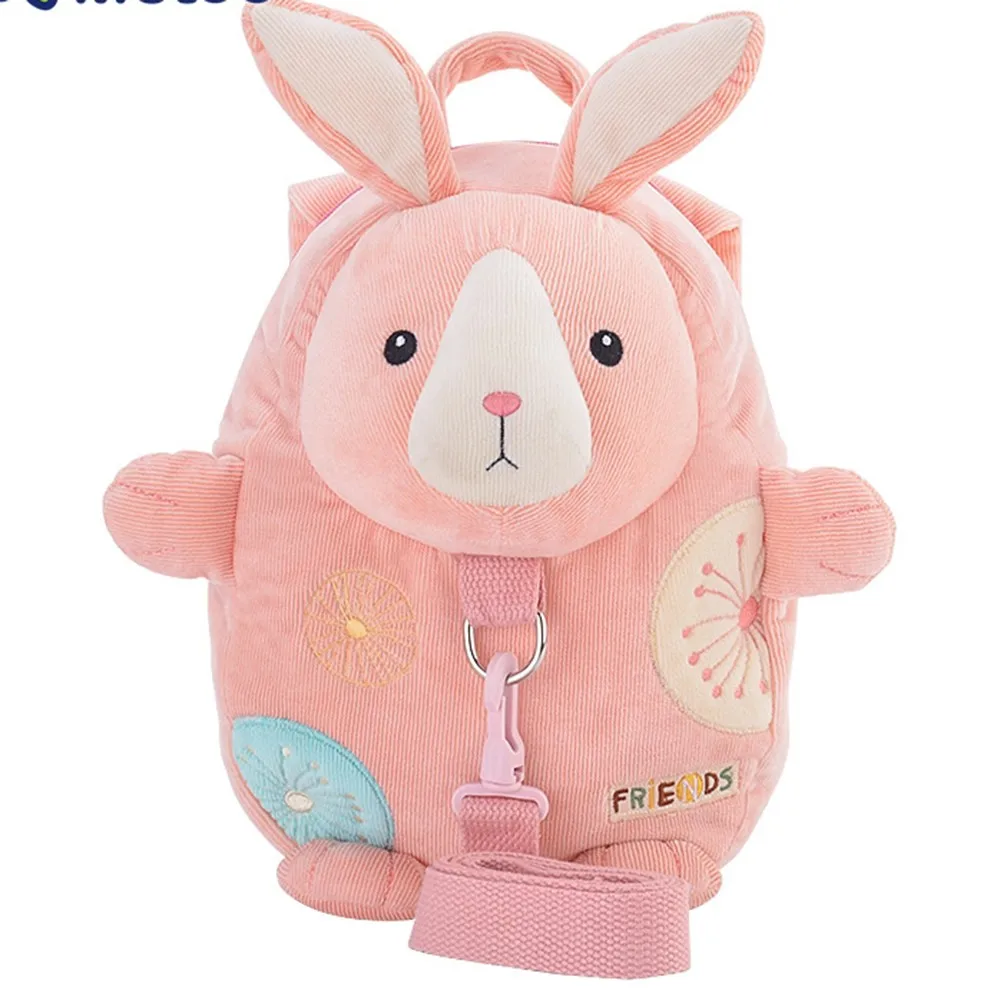 Metoo детская Тяговая Сумка Милый Кролик Слон плюшевый рюкзак игрушка с анти