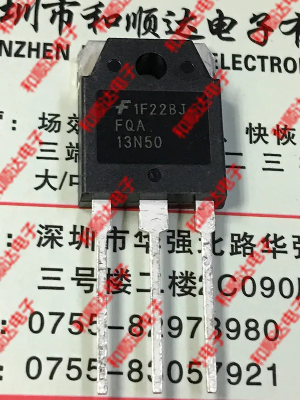 

10pcs/lot FQA13N50 New Spot TO-3P 500V 13.4A