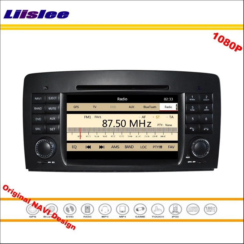 Для Mercedes Benz SLK R171 2004 ~ 2011 стерео радио CD DVD плеер GPS навигация 1080P экранная система