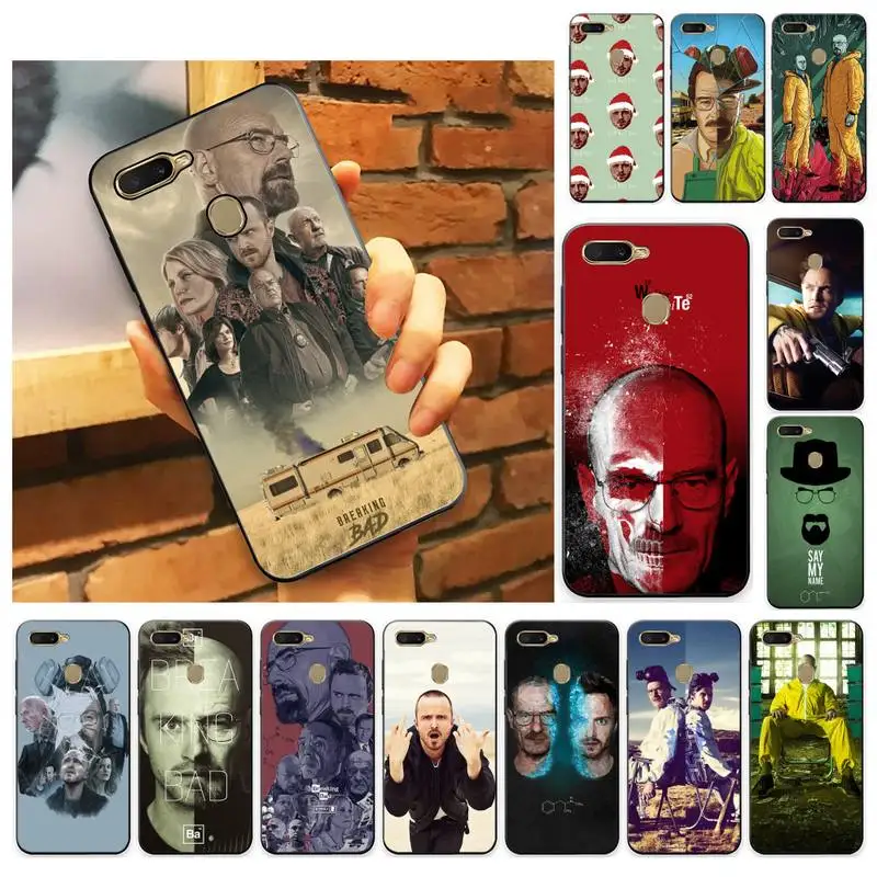 

Breaking Bad Chemistry Walter White Phone Case For Oppo A9 Realme C3 6Pro Coque For vivo Y91C Y17 Y19 Back Cover