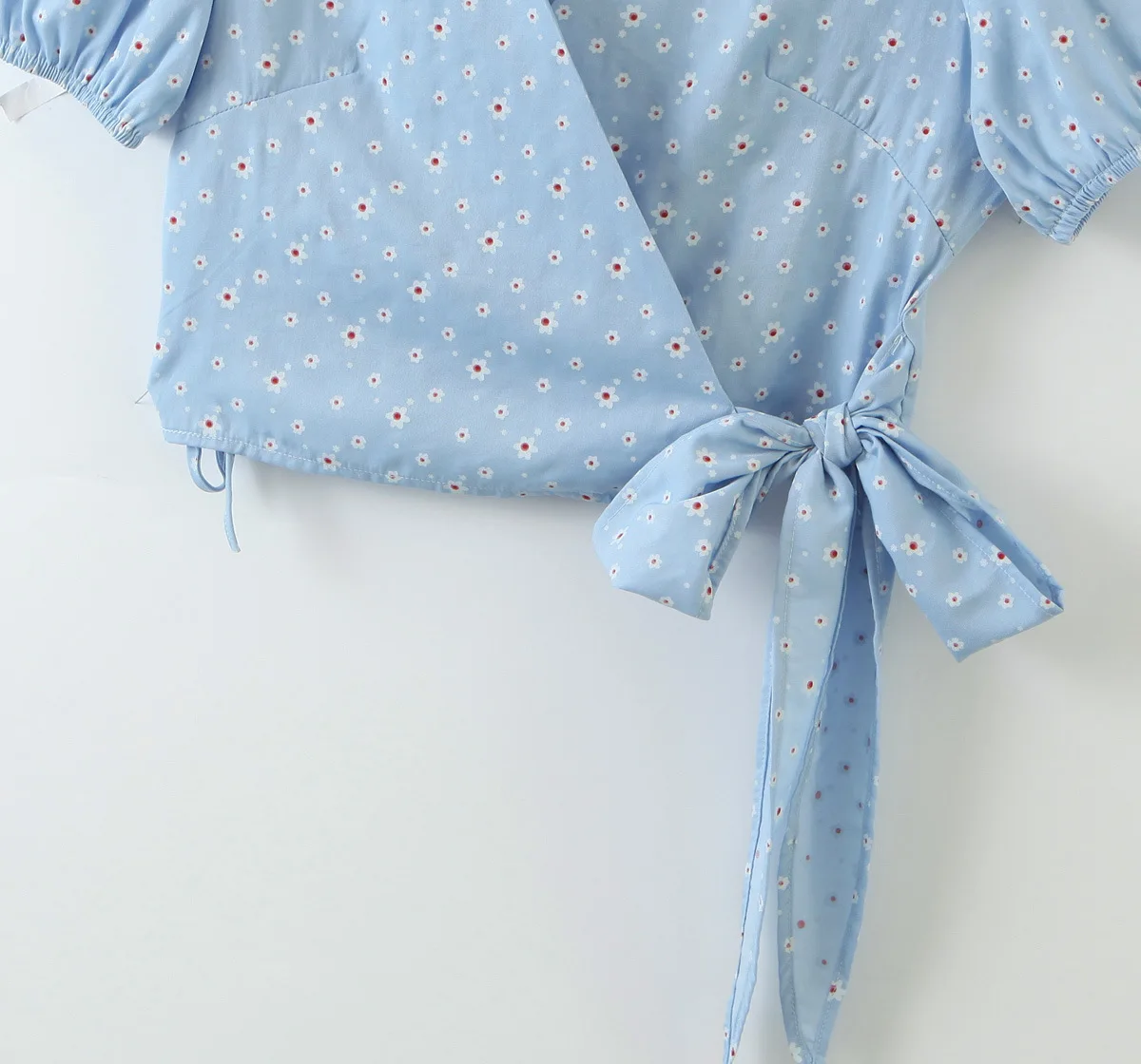 

2020 New Fashion Brand Women Shirt Sexy & Club Print V-neck Short Polyester Regular Broadcloth