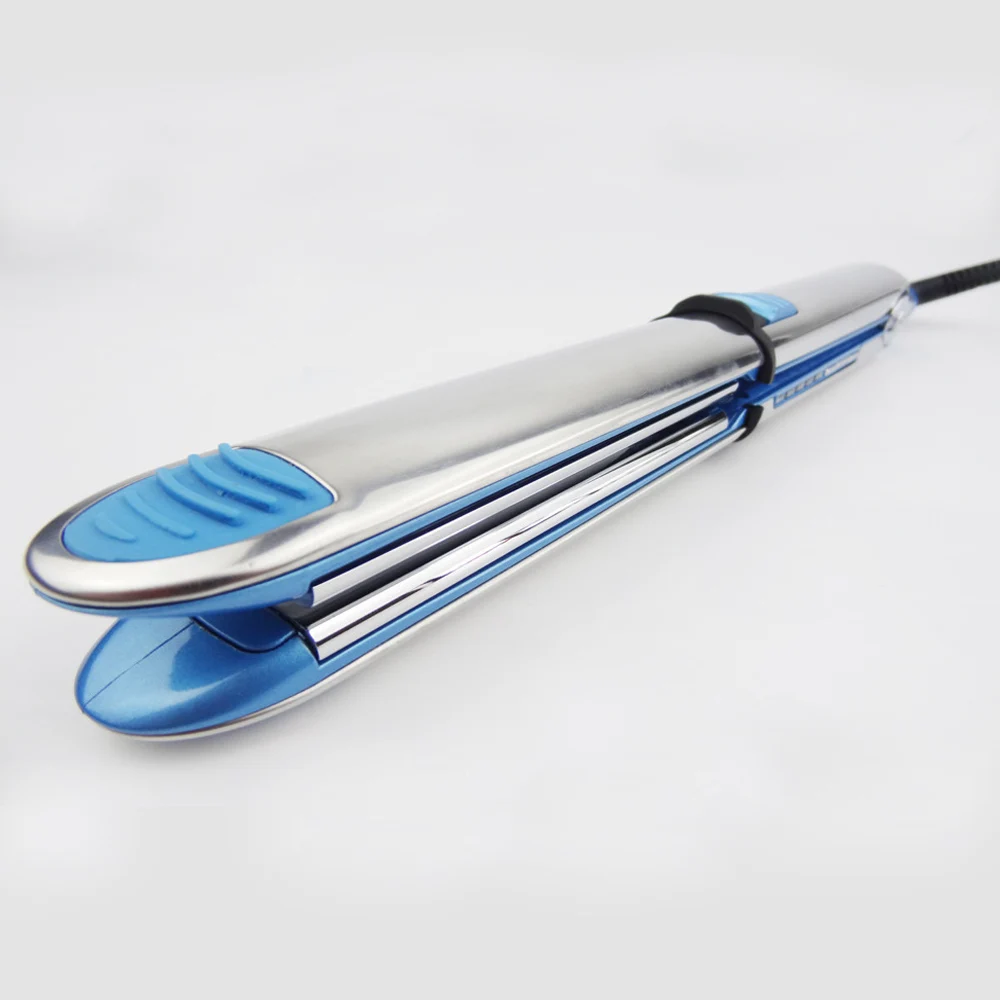 Выпрямитель для волос из нержавеющей стали, утюжок для волос, керамический турмалин, ионический плоский утюжки для волос, салонный инструмент для стайлинга