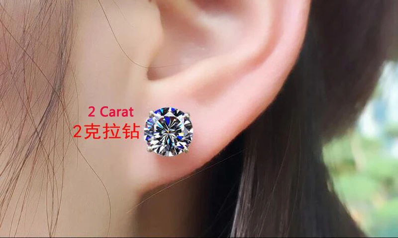 Женские серьги гвоздики из серебра 925 пробы|Серьги-гвоздики| |