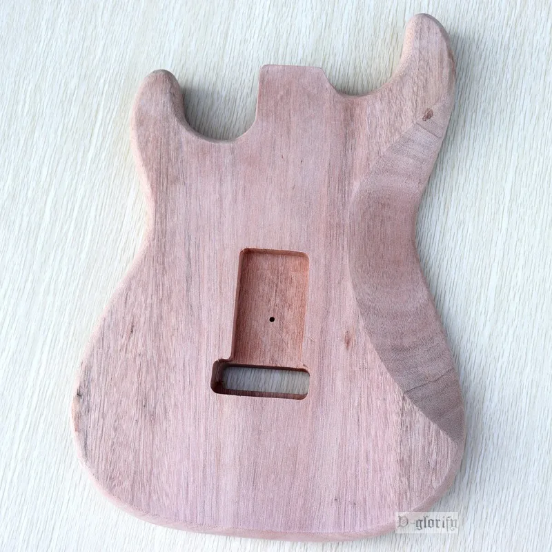 Один Кусок Красного дерева ST электрогитара тела незавершенный DIY корпус гитары тела электрогитары аксессуары