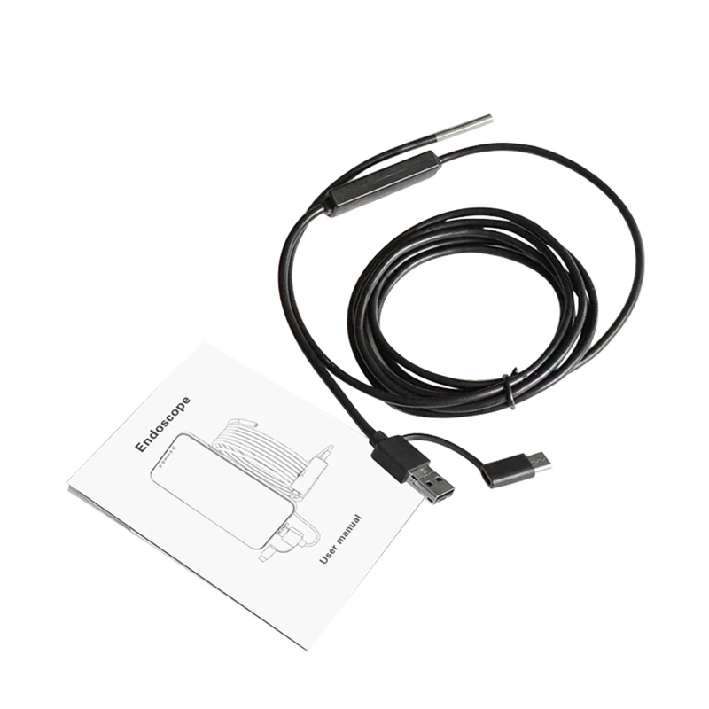 

USB Endoscope 3 in 1 Borescope 3.9mm Waterproof QXNA