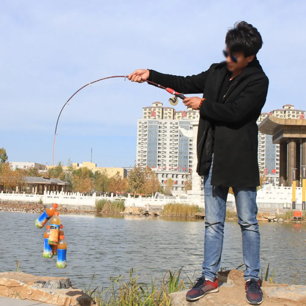 Портативная телескопическая рыболовная удочка из стекловолокна 1 6 м|Удочки| |